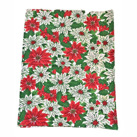 Unbranded Other - Holiday Floral Tablecloth 50x60